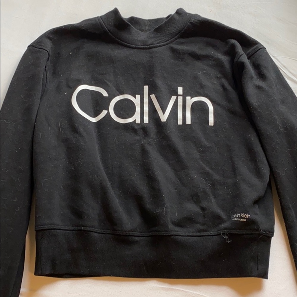 Calvin Klein Cropped Crew Neck Size S
